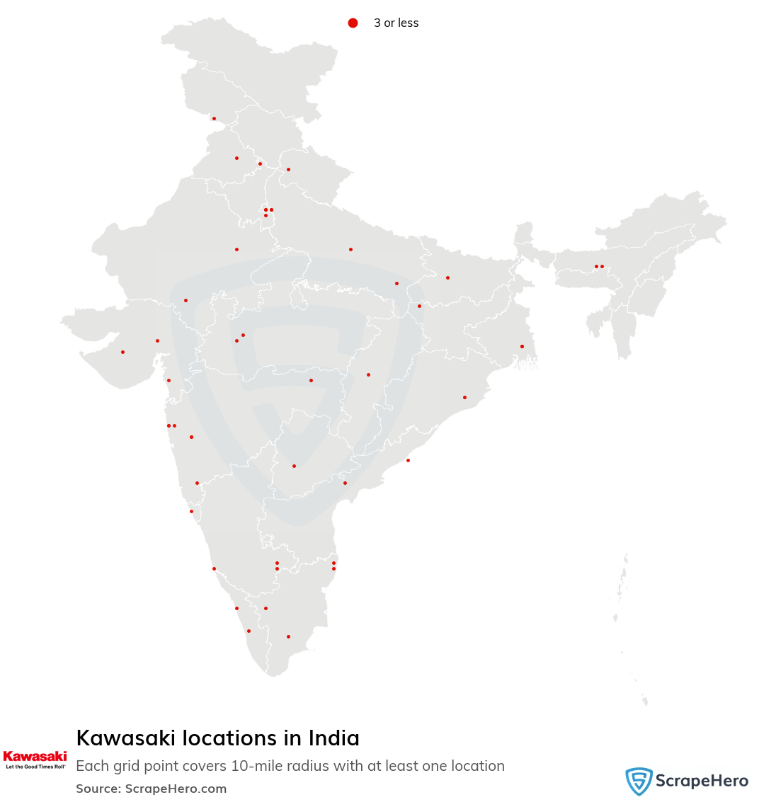 Kawasaki locations