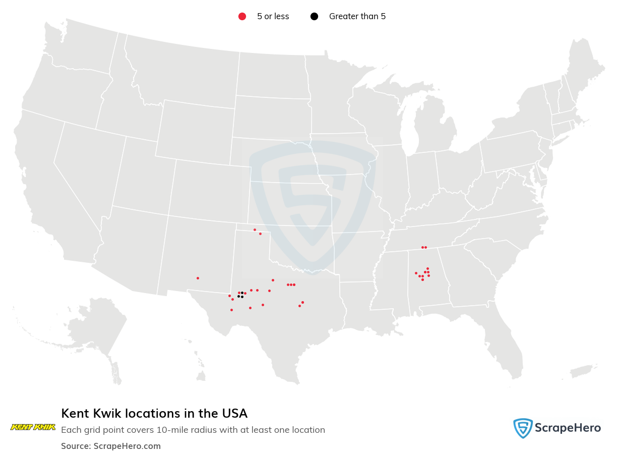 Kent Kwik locations