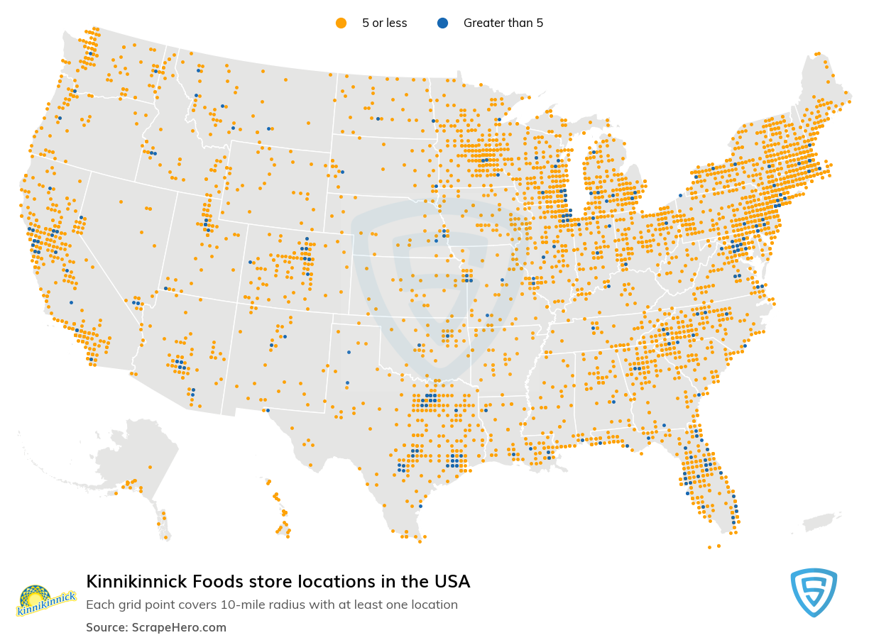 Kinnikinnick Foods store locations