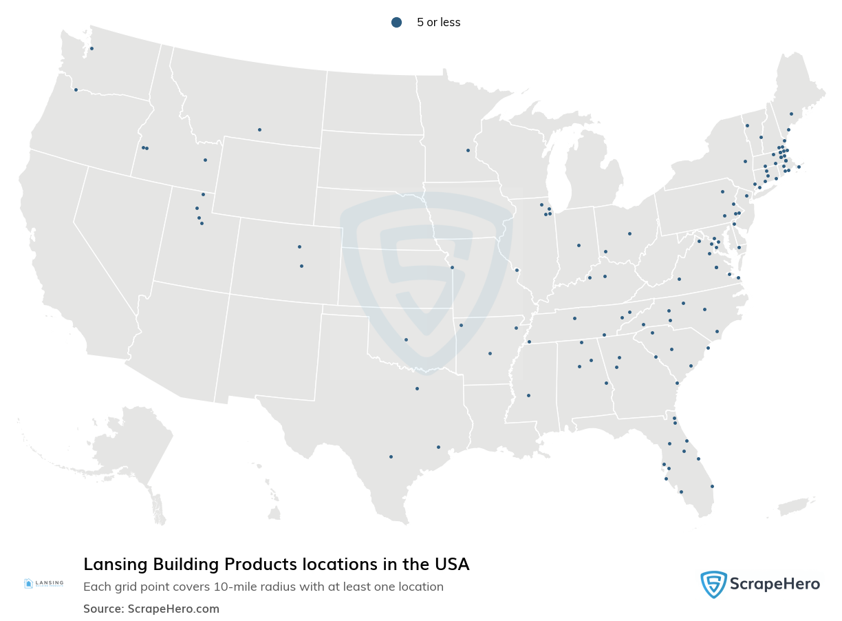 Lansing Building Products locations