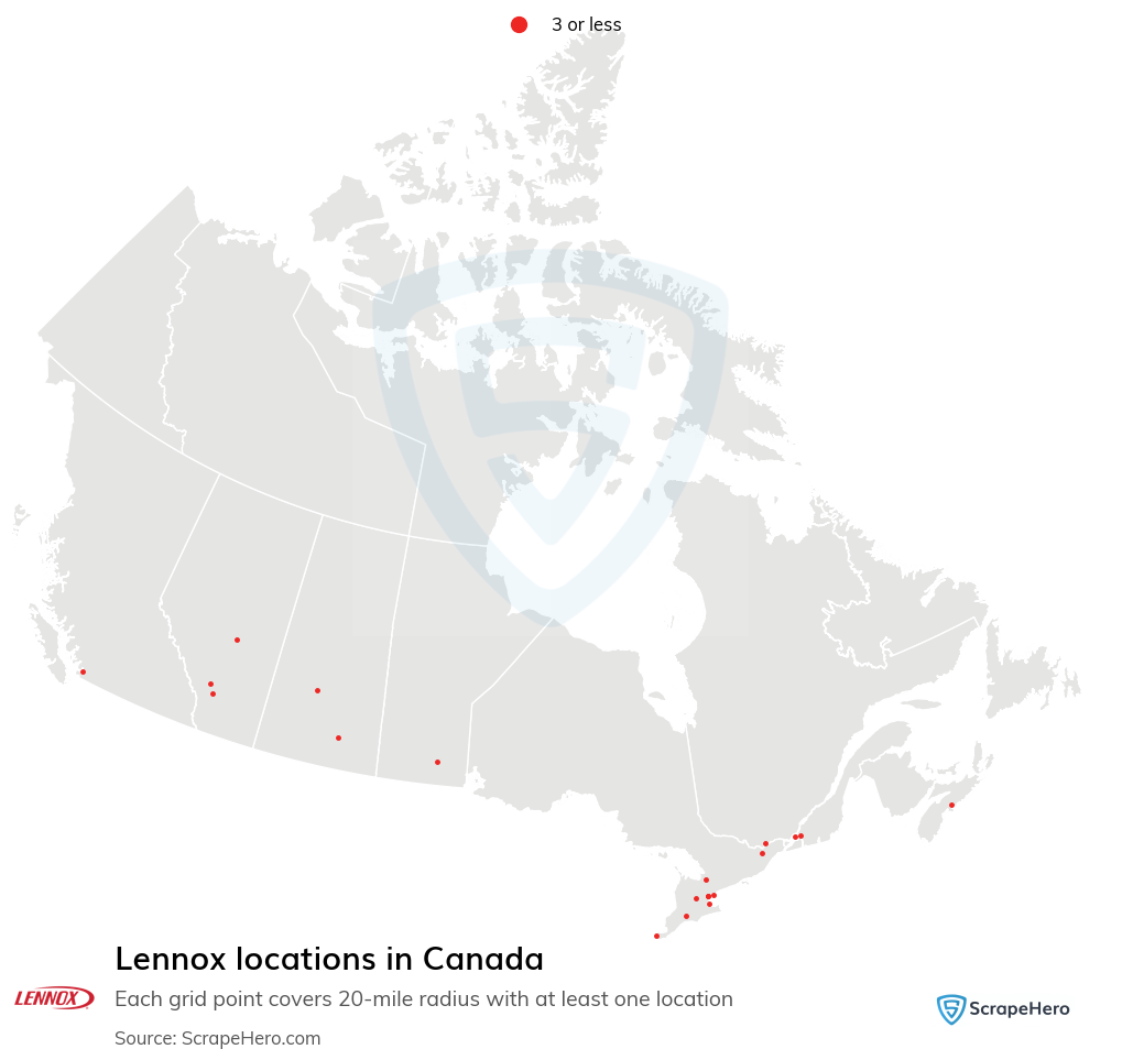 Lennox distributor locations