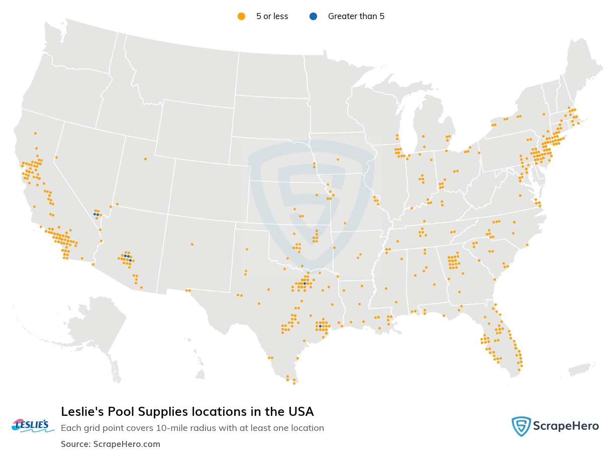 Leslie's Pool Supplies locations