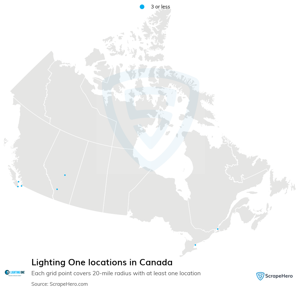 Lighting One locations