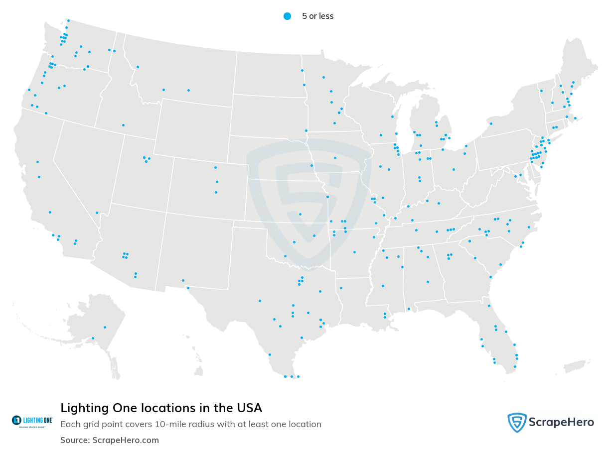 Lighting One locations