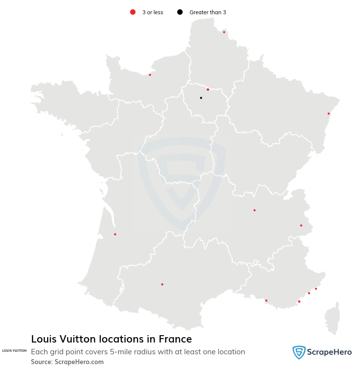 Louis Vuitton locations