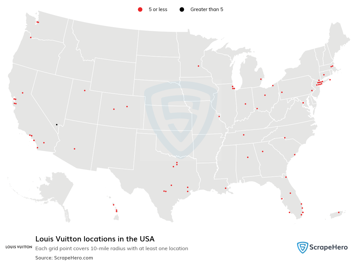 Louis Vuitton locations