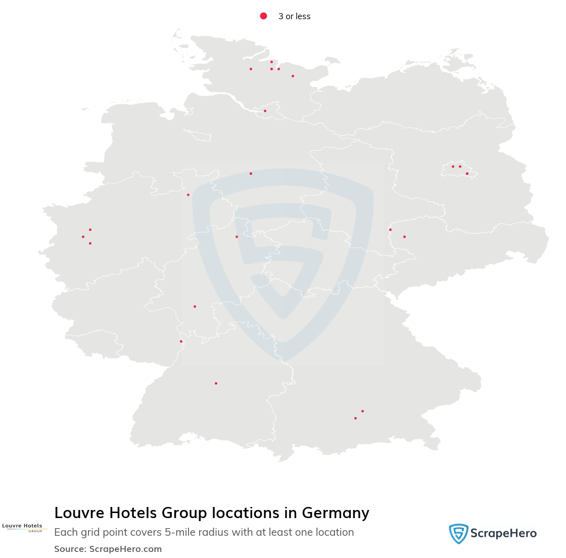 Louvre Hotels Group locations