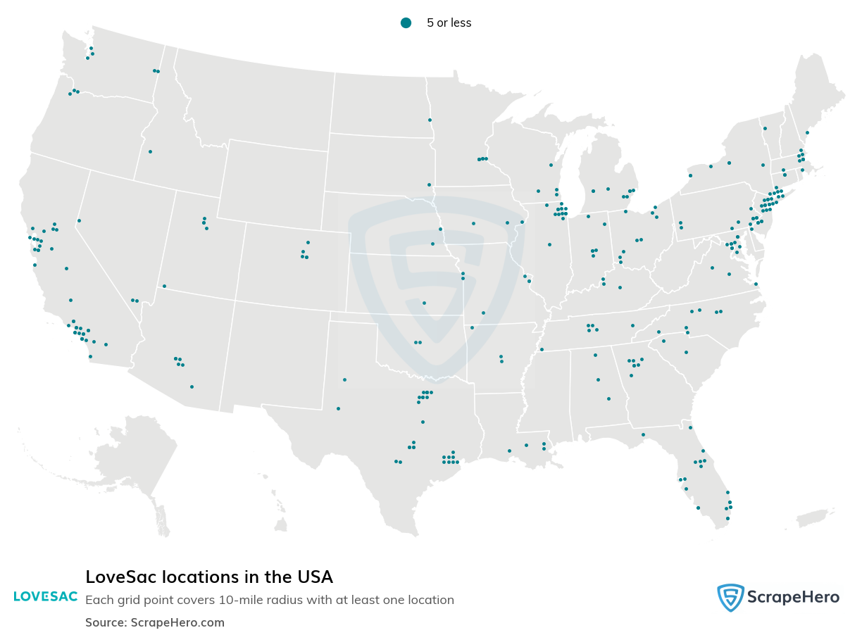 LoveSac locations