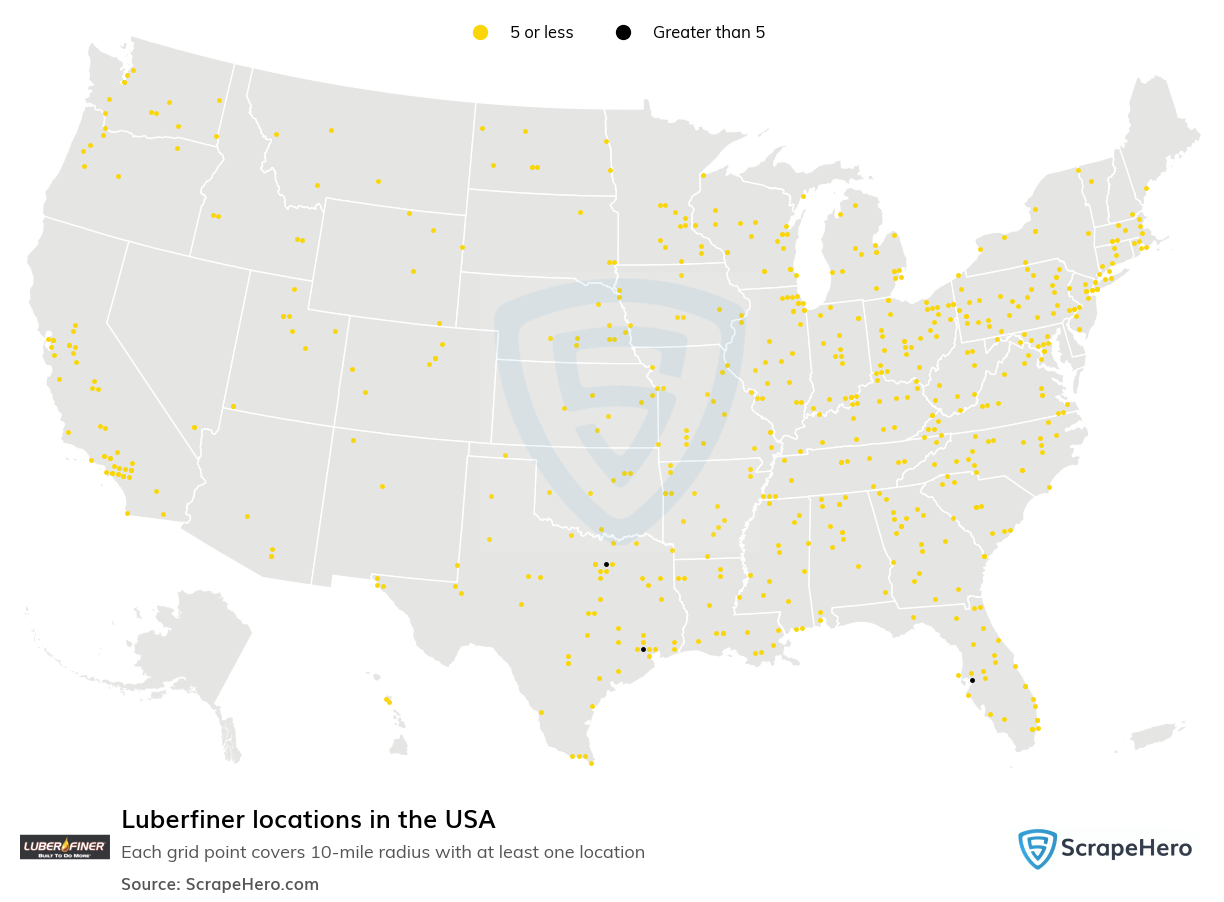 Luberfiner locations