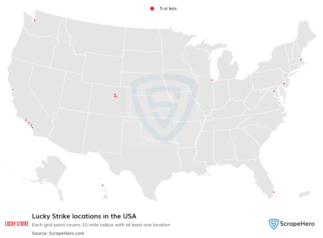 Lucky Strike locations