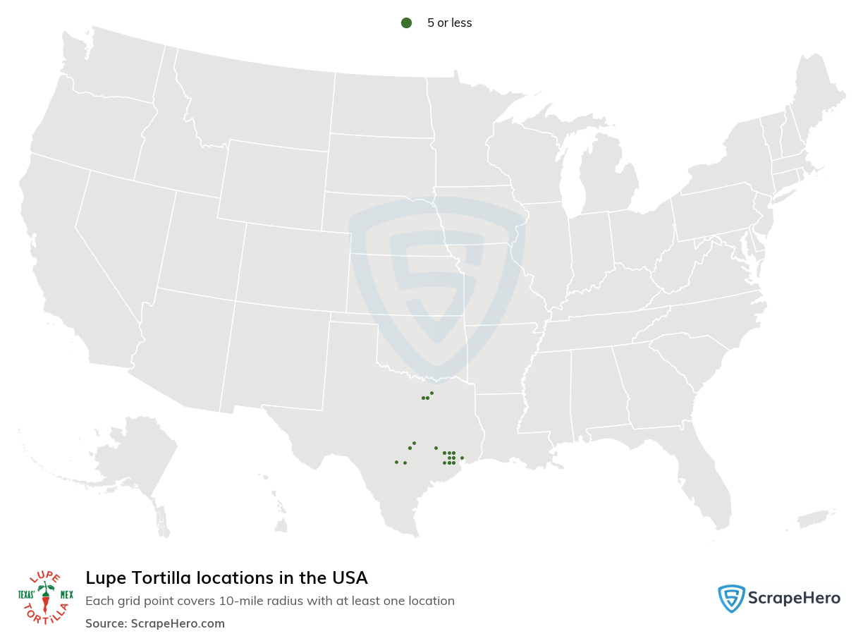 Lupe Tortilla locations