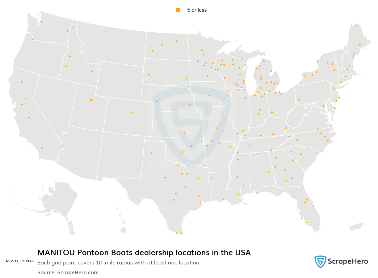 MANITOU Pontoon Boats dealership locations