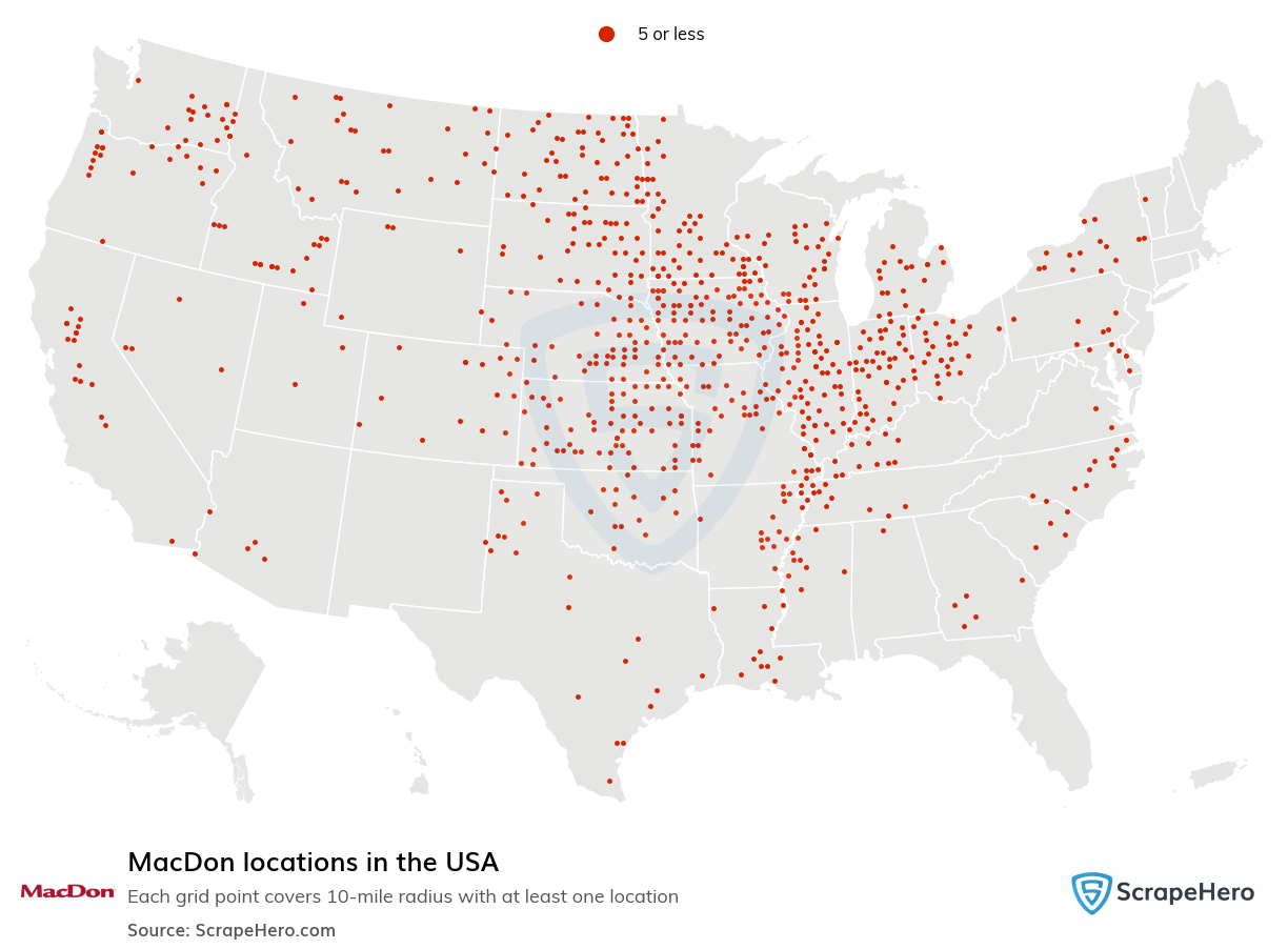 MacDon locations