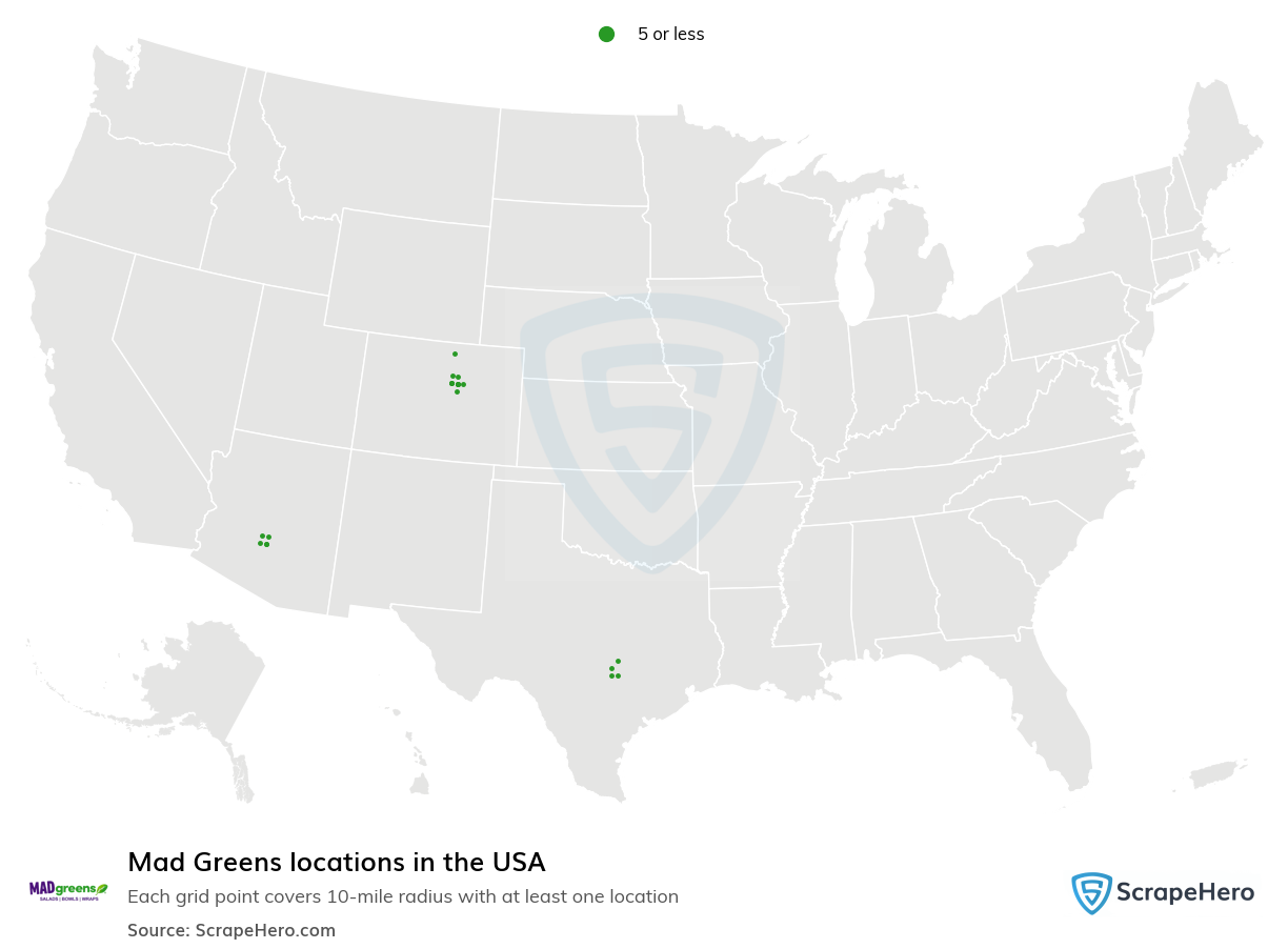 Mad Greens locations