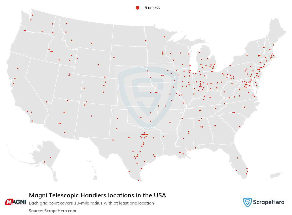 Magni Telescopic Handlers locations