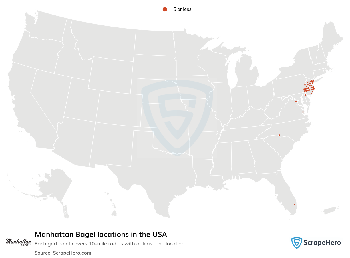 Manhattan Bagel locations