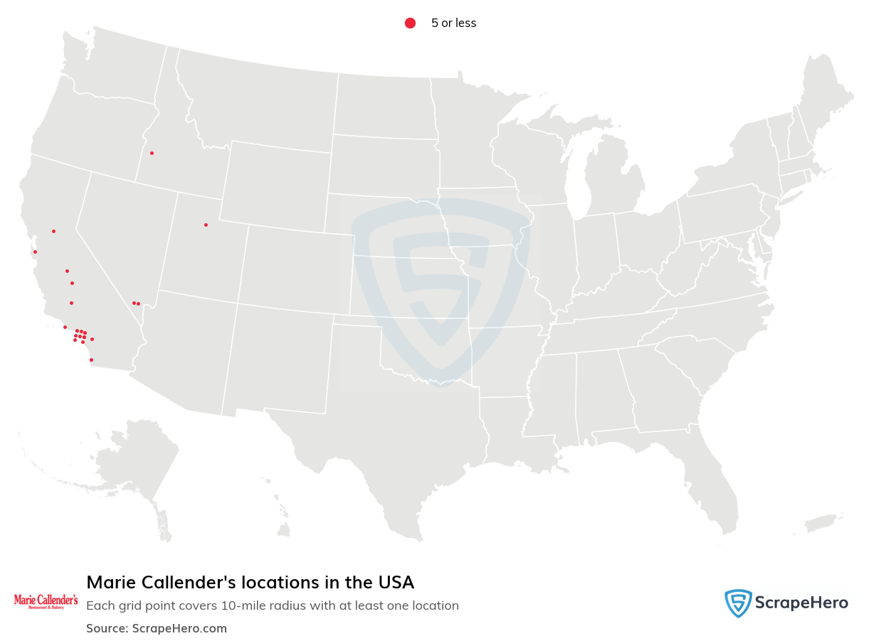 Marie Callender's locations