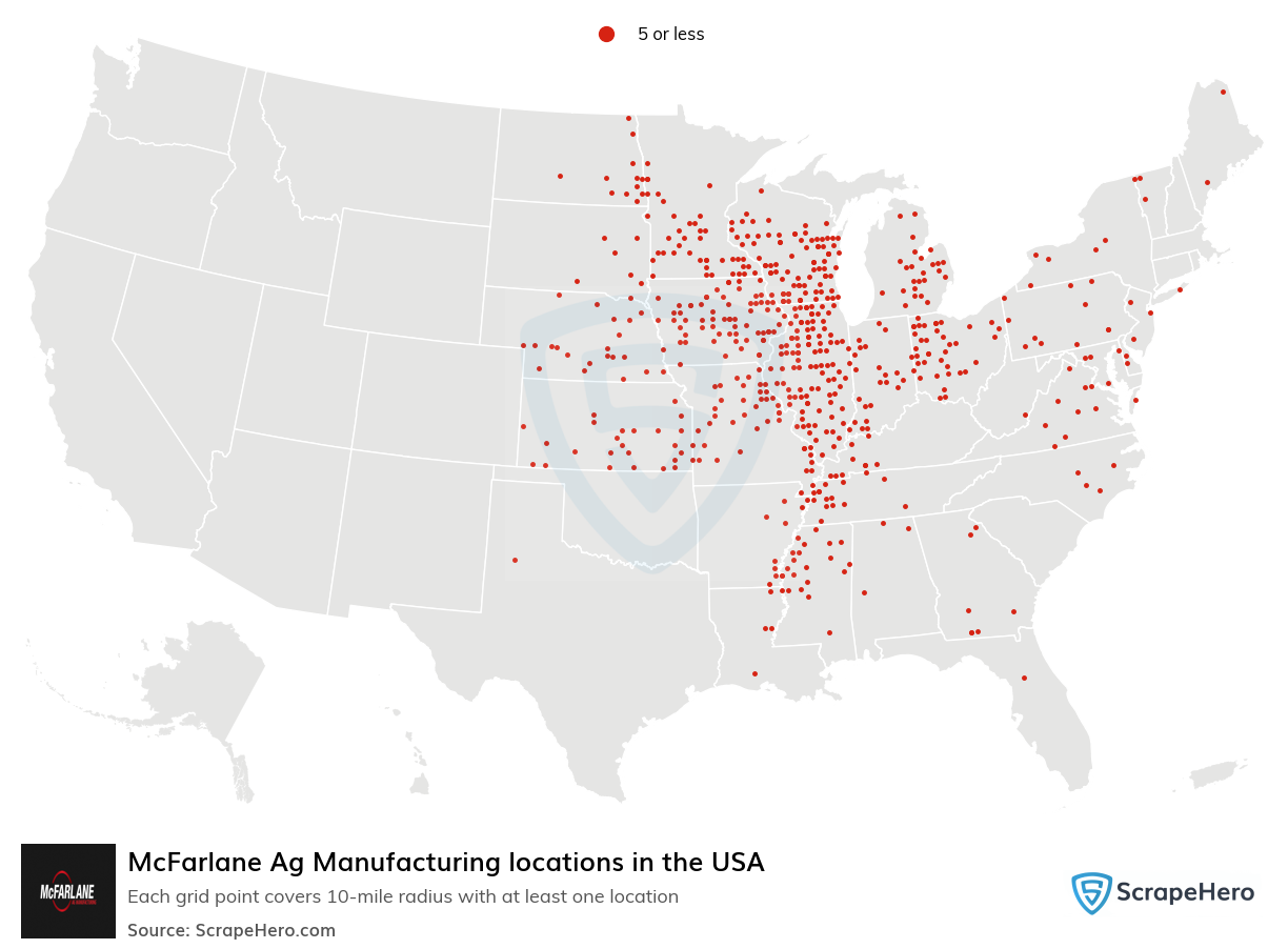 McFarlane Ag Manufacturing locations