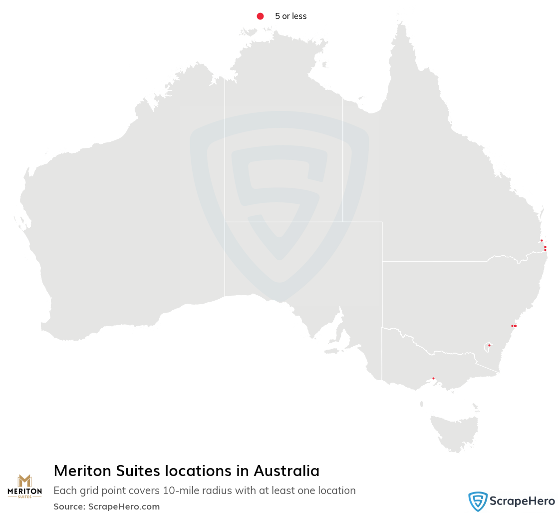 Meriton Suites locations