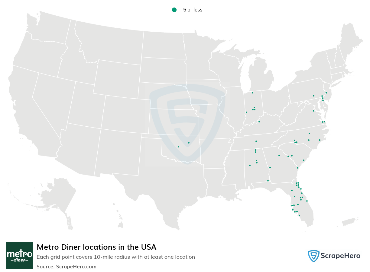 Metro Diner locations