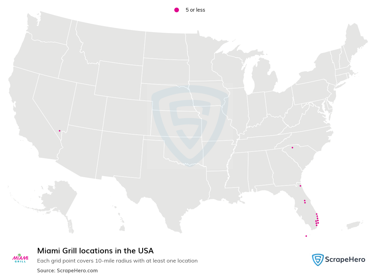 Miami Grill locations