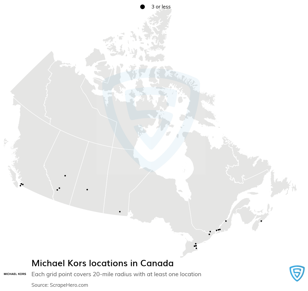 Michael Kors locations in Canada 
