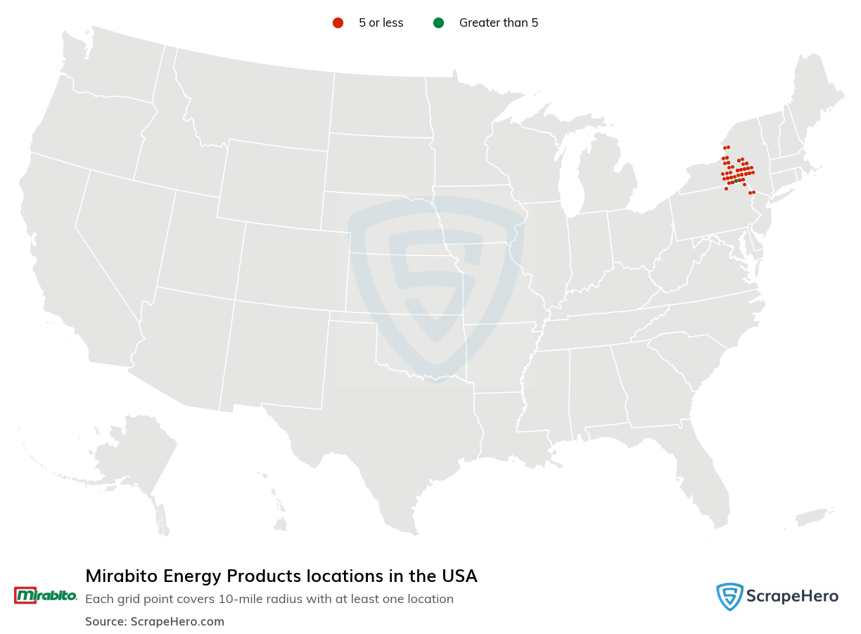 Mirabito Energy Products locations