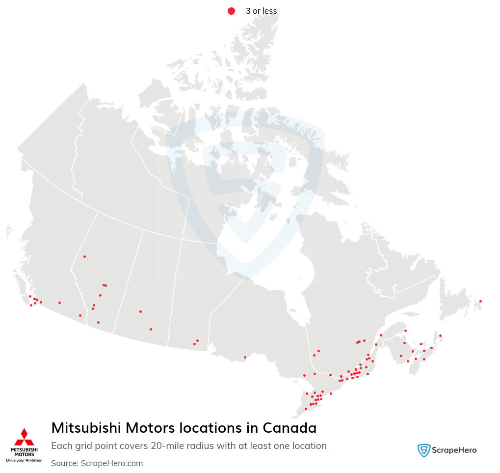 Mitsubishi Motors locations