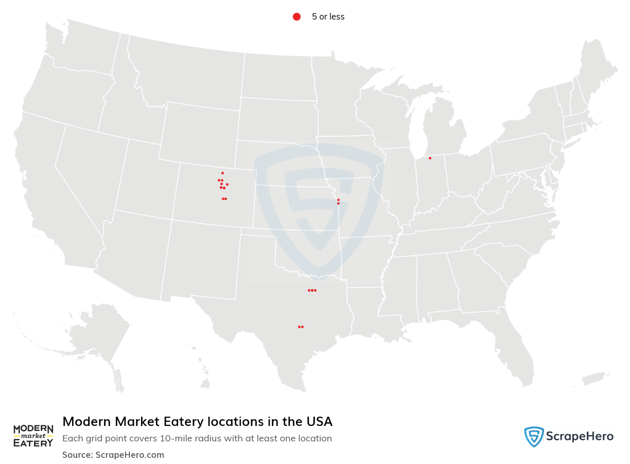 Modern Market Eatery locations