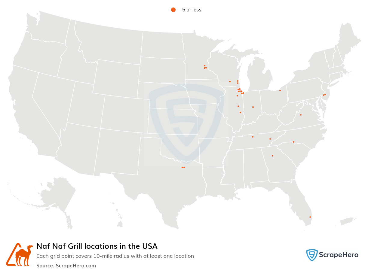 Naf Naf Grill locations