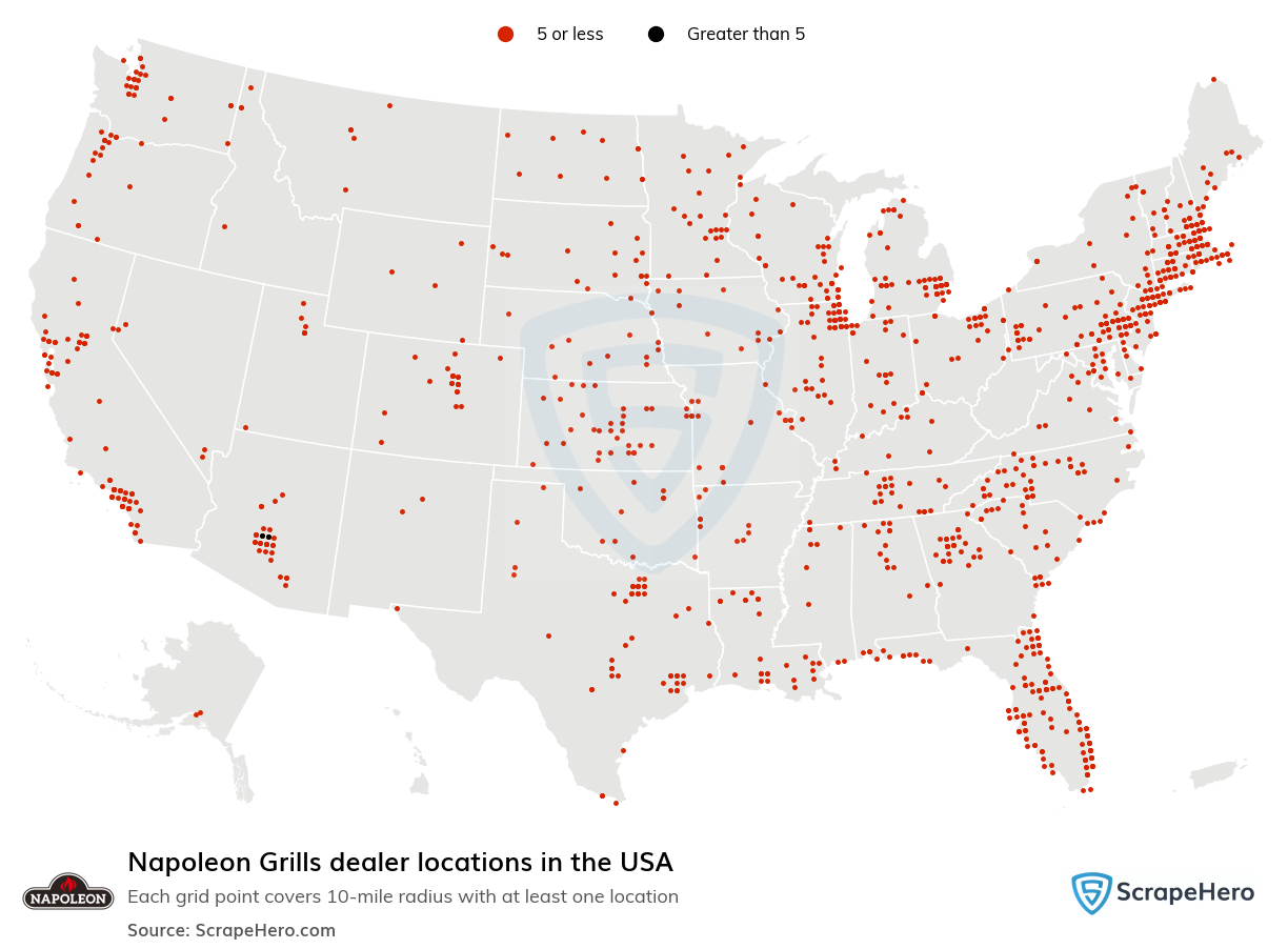 Napoleon Grills dealer locations