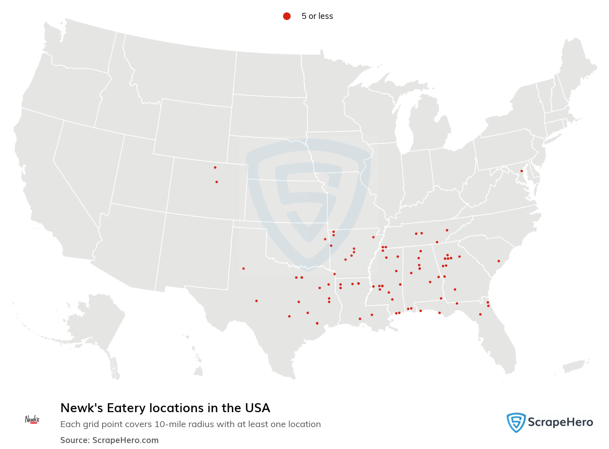 Newk's Eatery locations