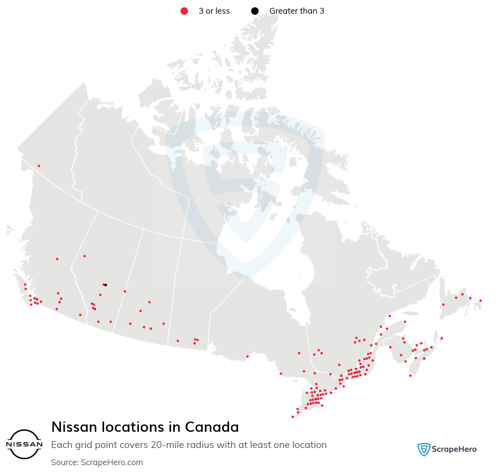 Nissan locations