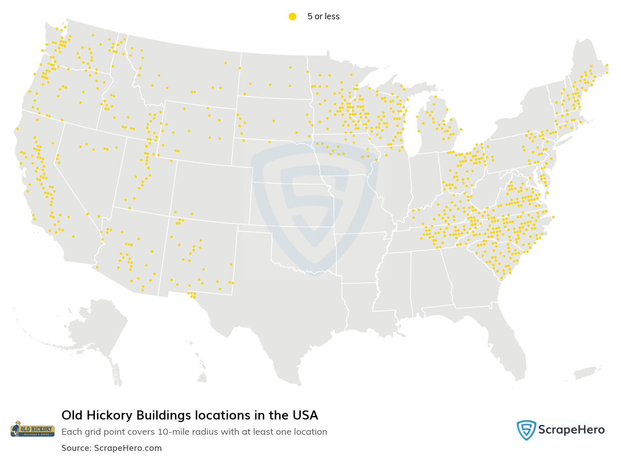 Old Hickory Buildings locations