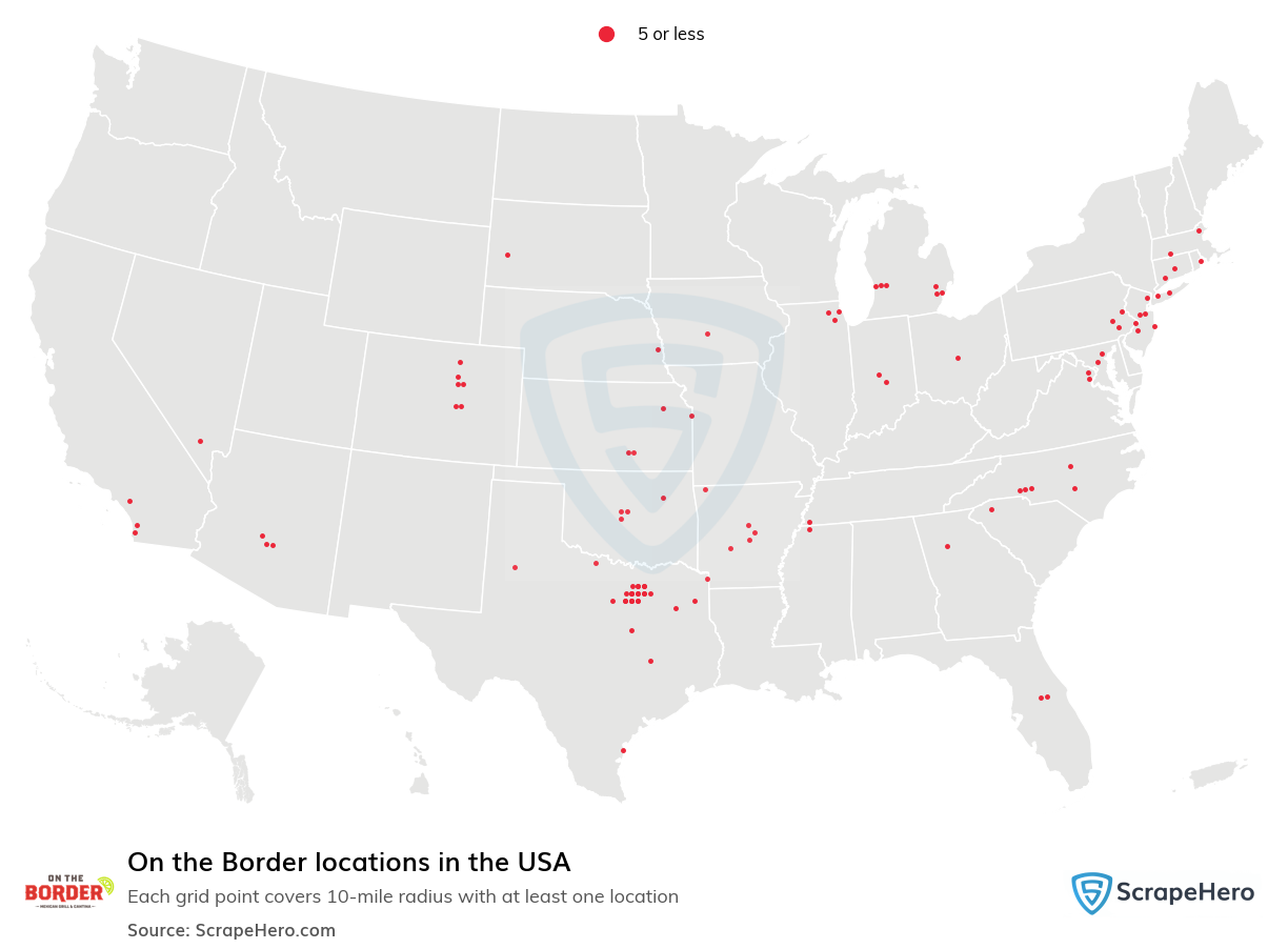 On the Border locations