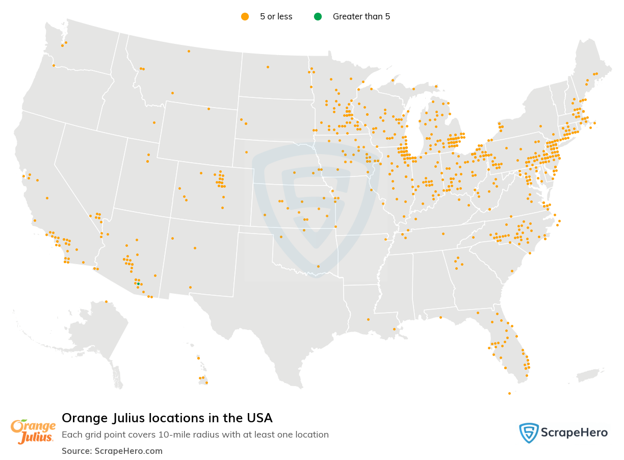 Orange Julius locations