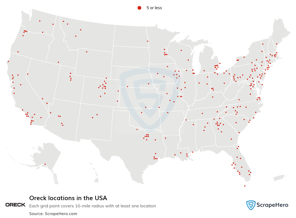 Oreck locations