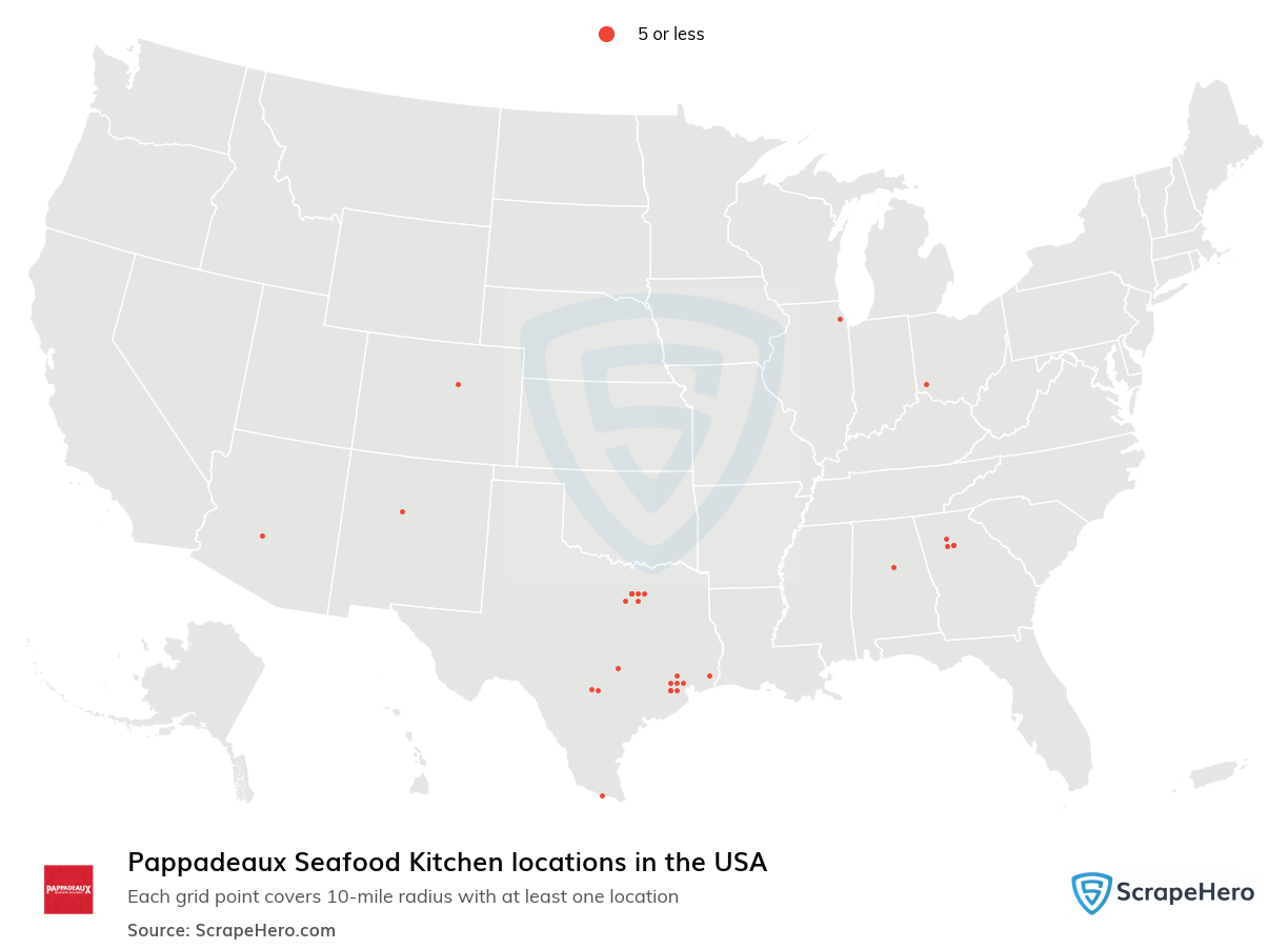 Pappadeaux Seafood Kitchen locations