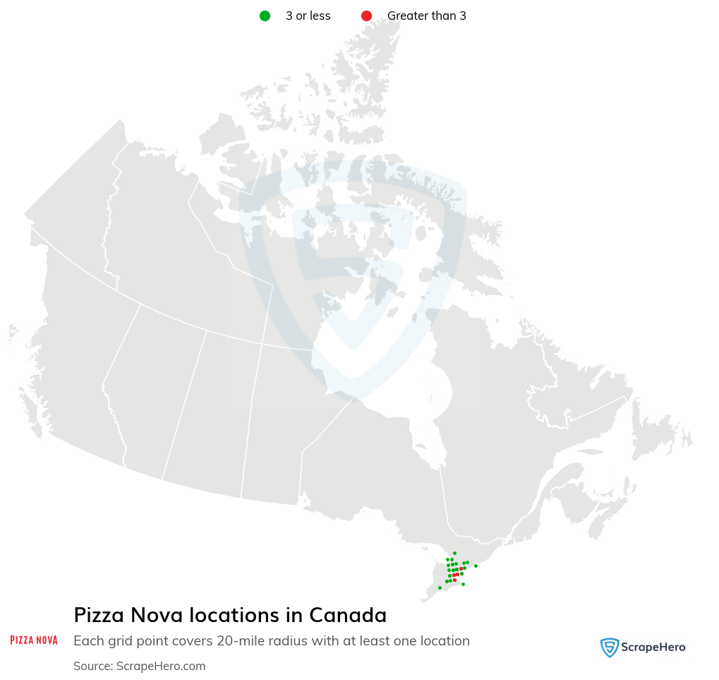 Pizza Nova locations