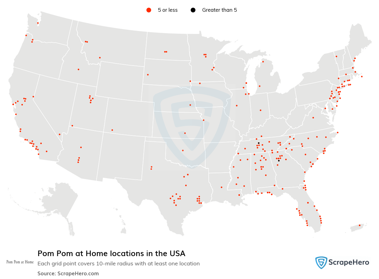 Pom Pom at Home locations