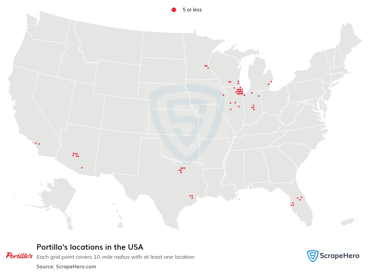 Portillo's locations