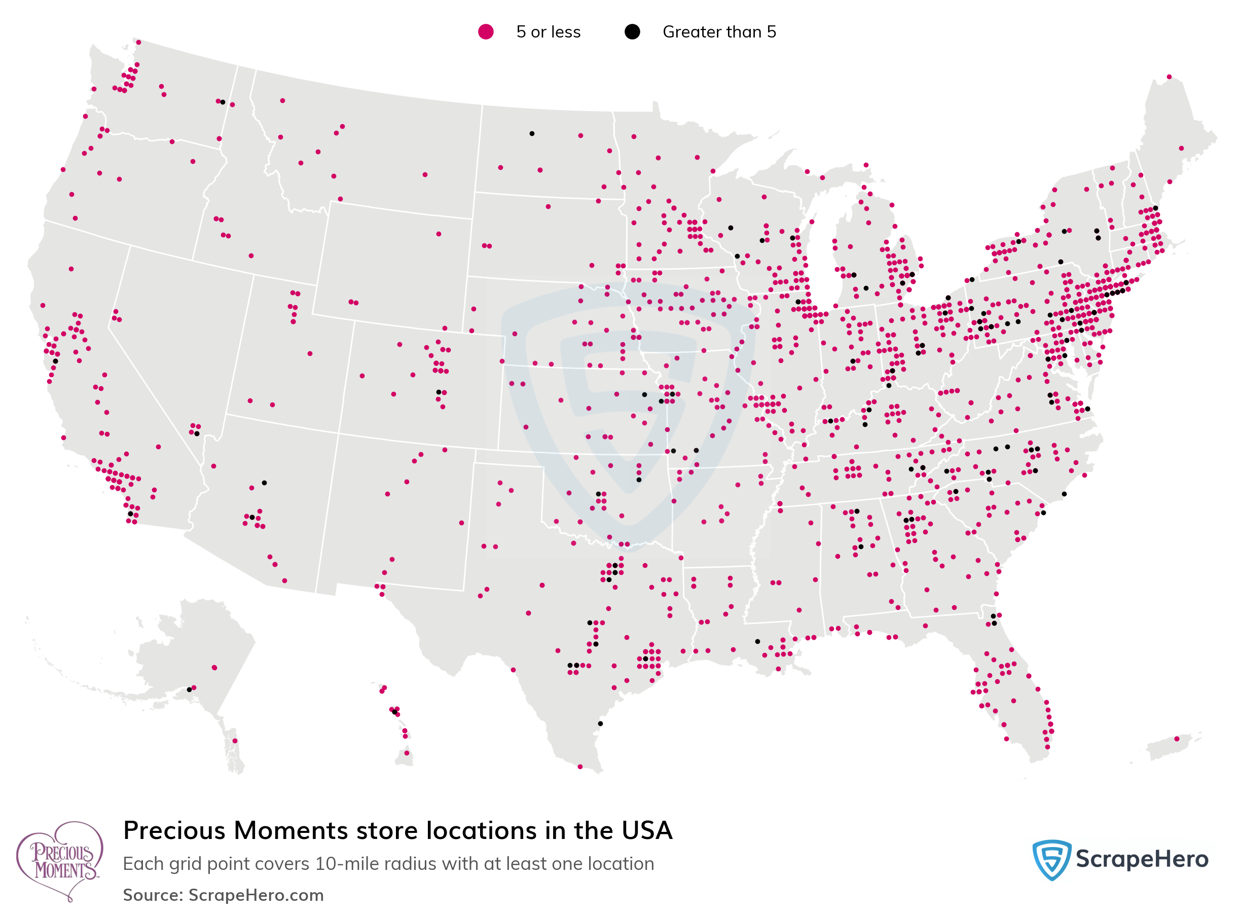 List of all Precious Moments store locations in the USA - ScrapeHero ...