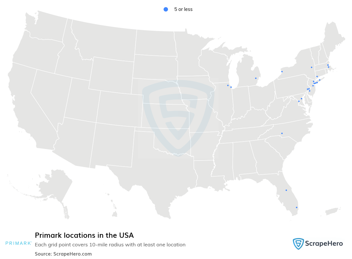 Primark locations