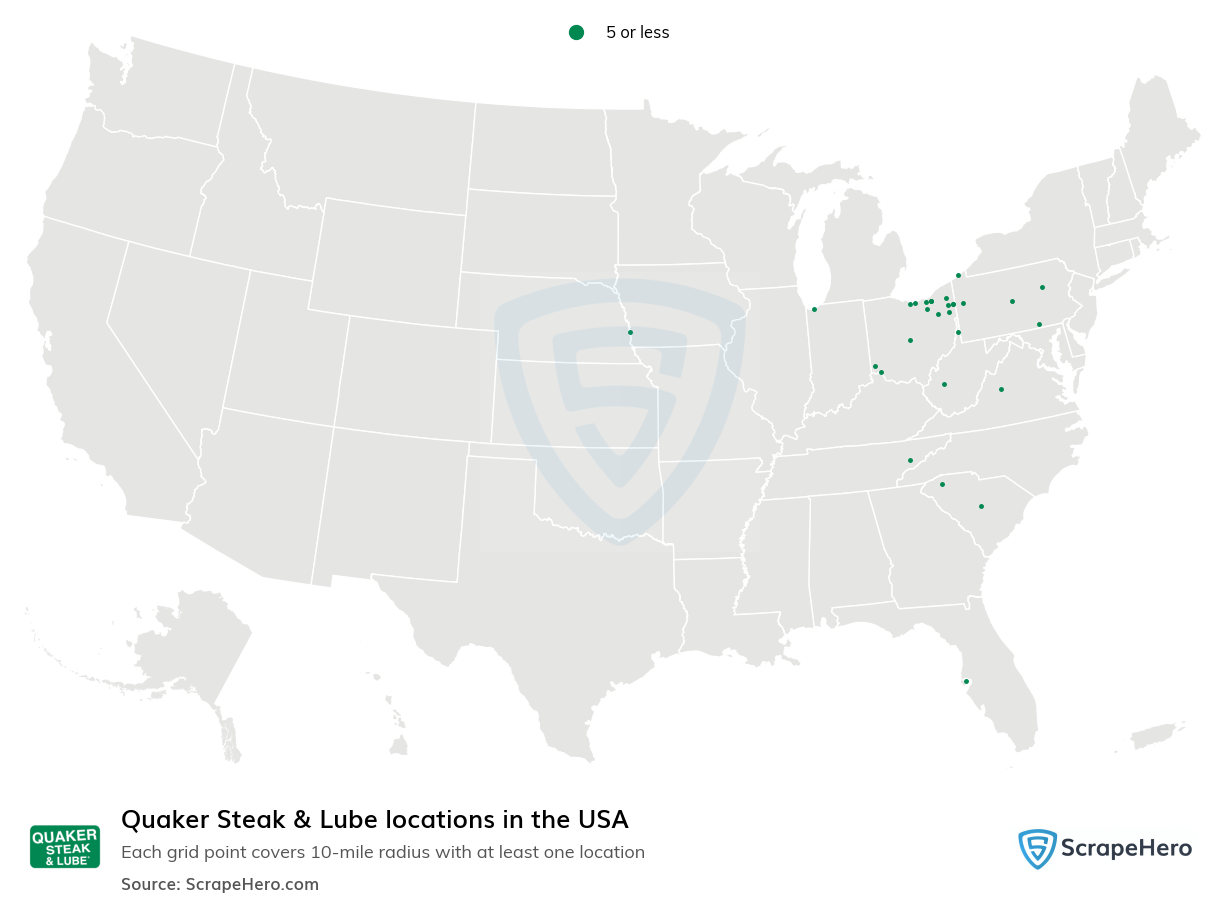 Quaker Steak & Lube locations