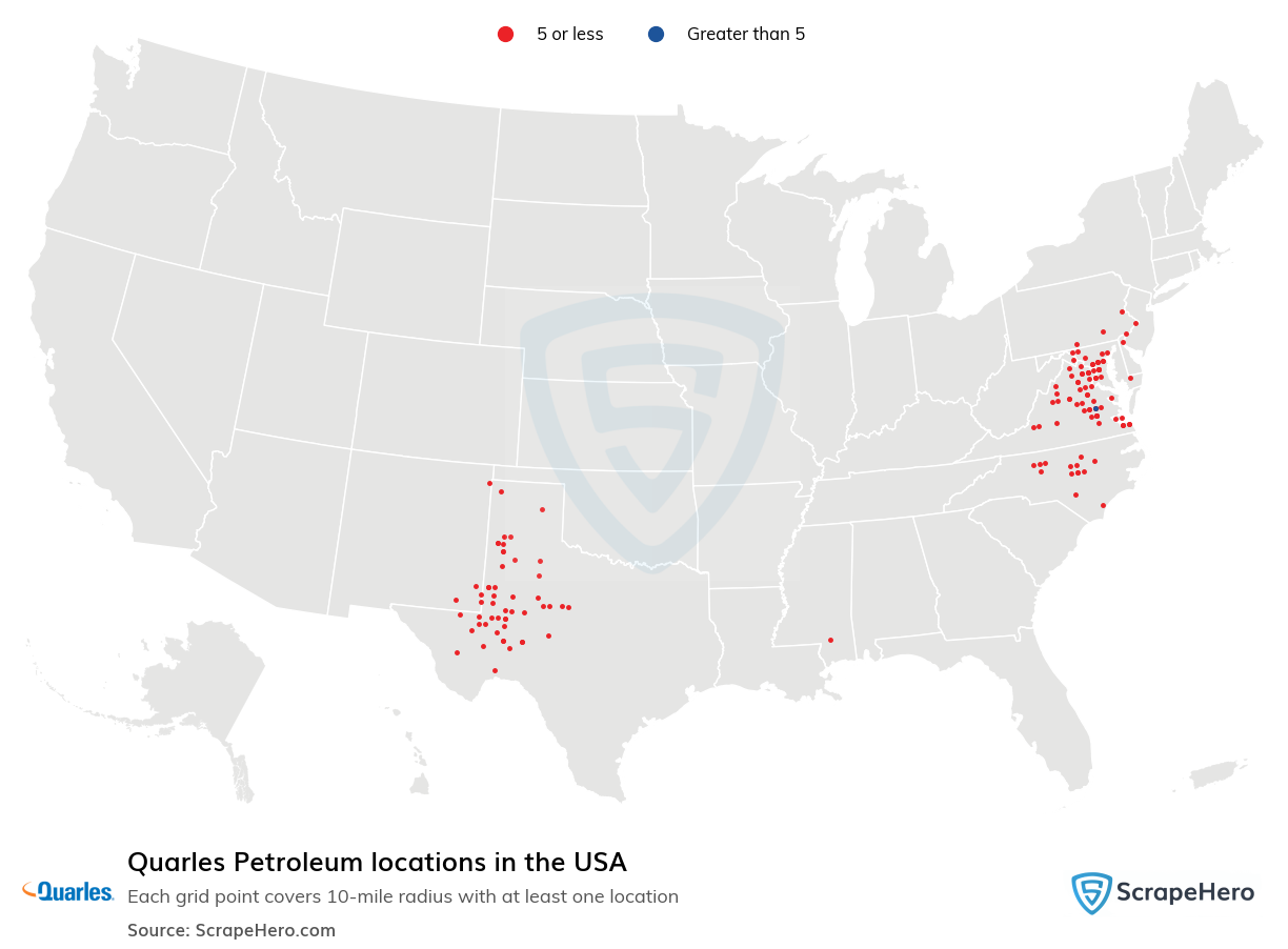 Quarles Petroleum locations