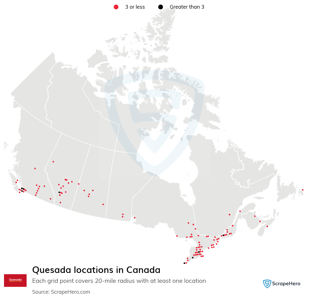 Quesada locations