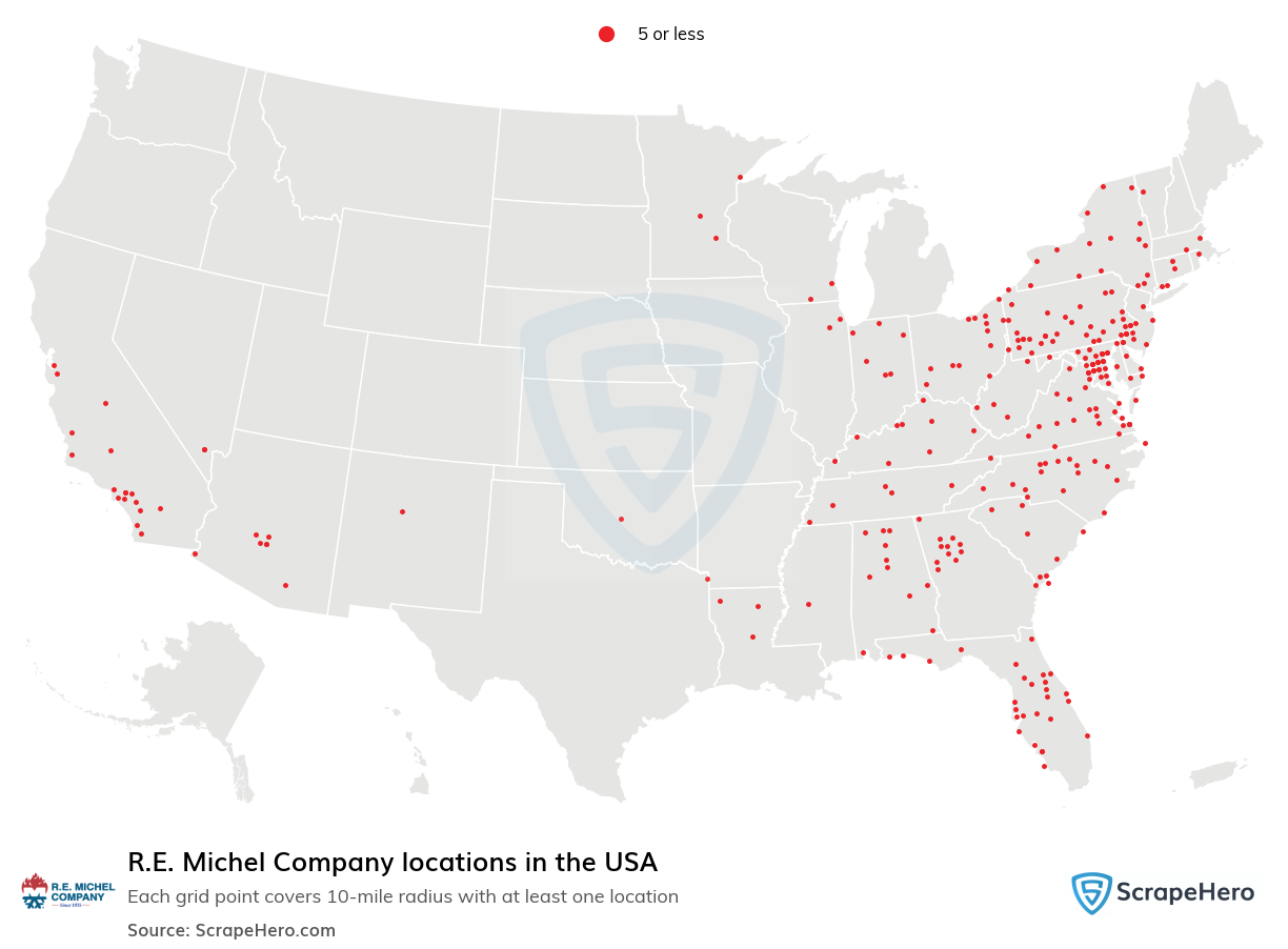 R.E. Michel Company locations