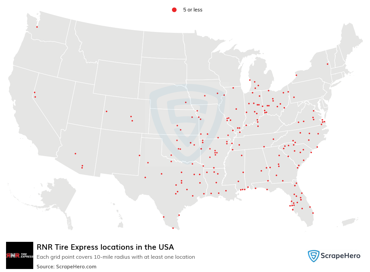 RNR Tire Express locations