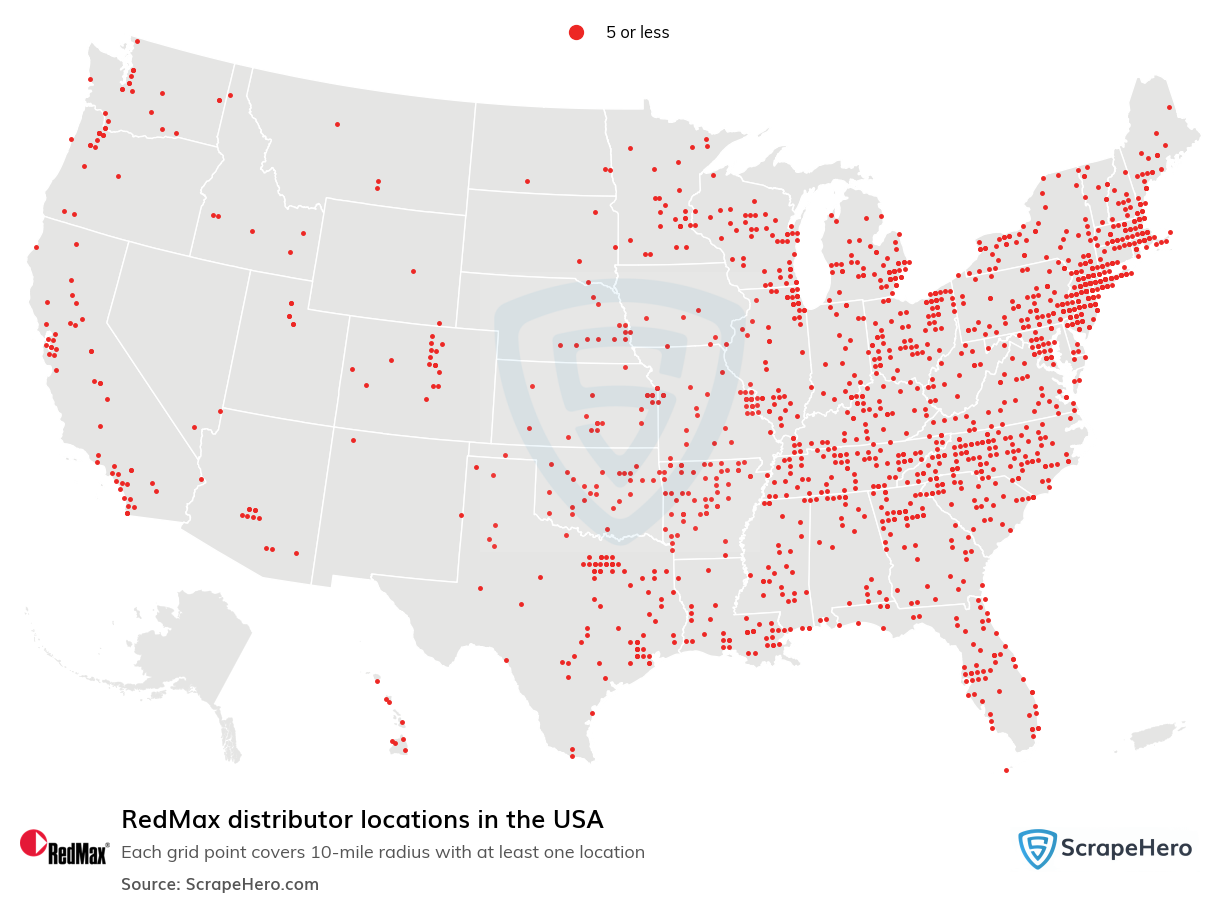 RedMax distributor locations