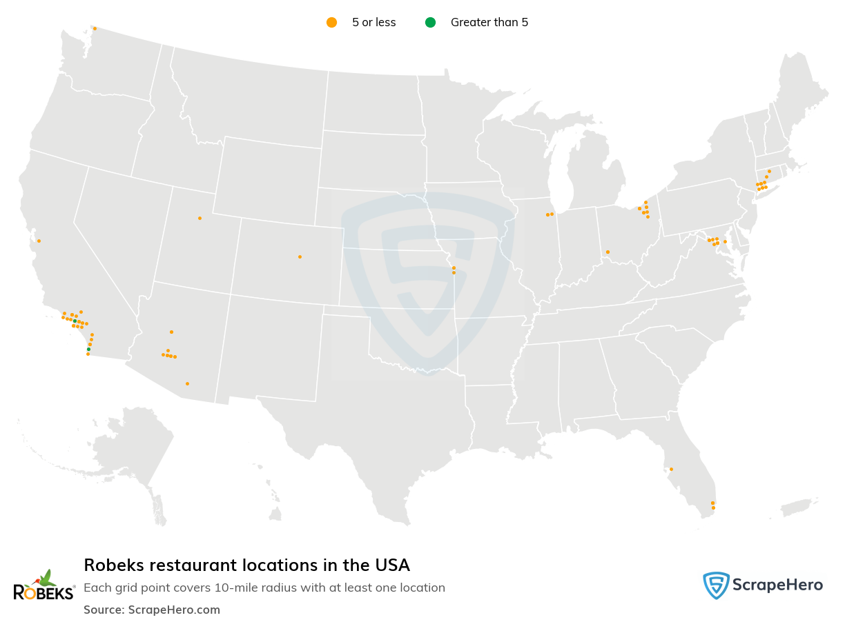 Robeks restaurant locations